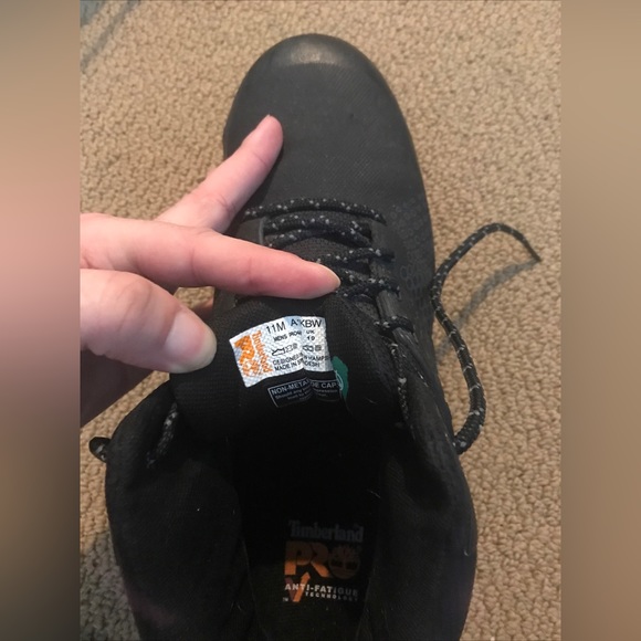 Male Timberland PRO Timberland PRO TM26038 Black, Men Black steel toe Timberland pro winter boots